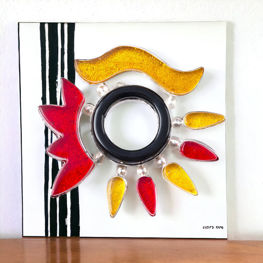 Abstract Starburst Brooch