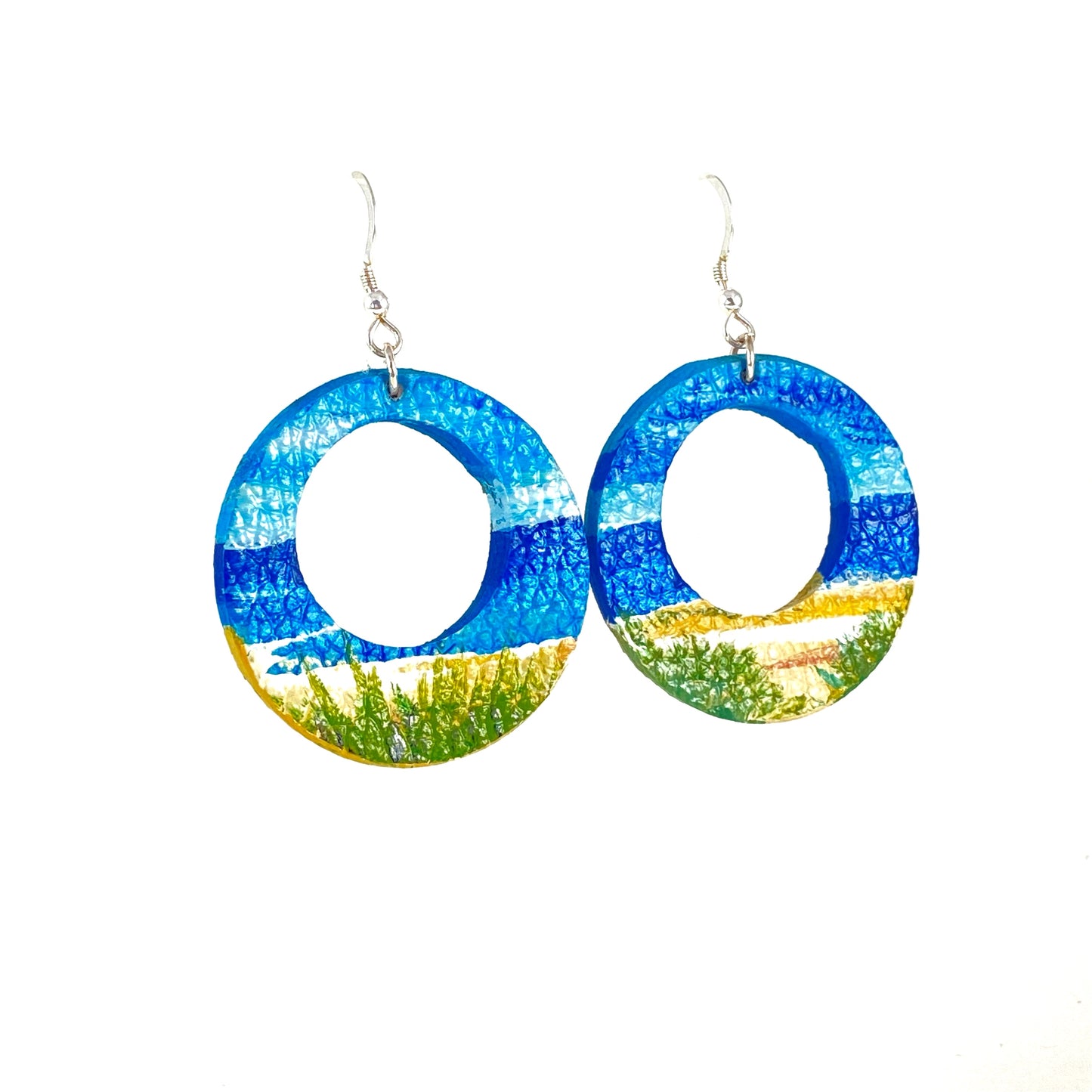 Oceanside Circle Earrings