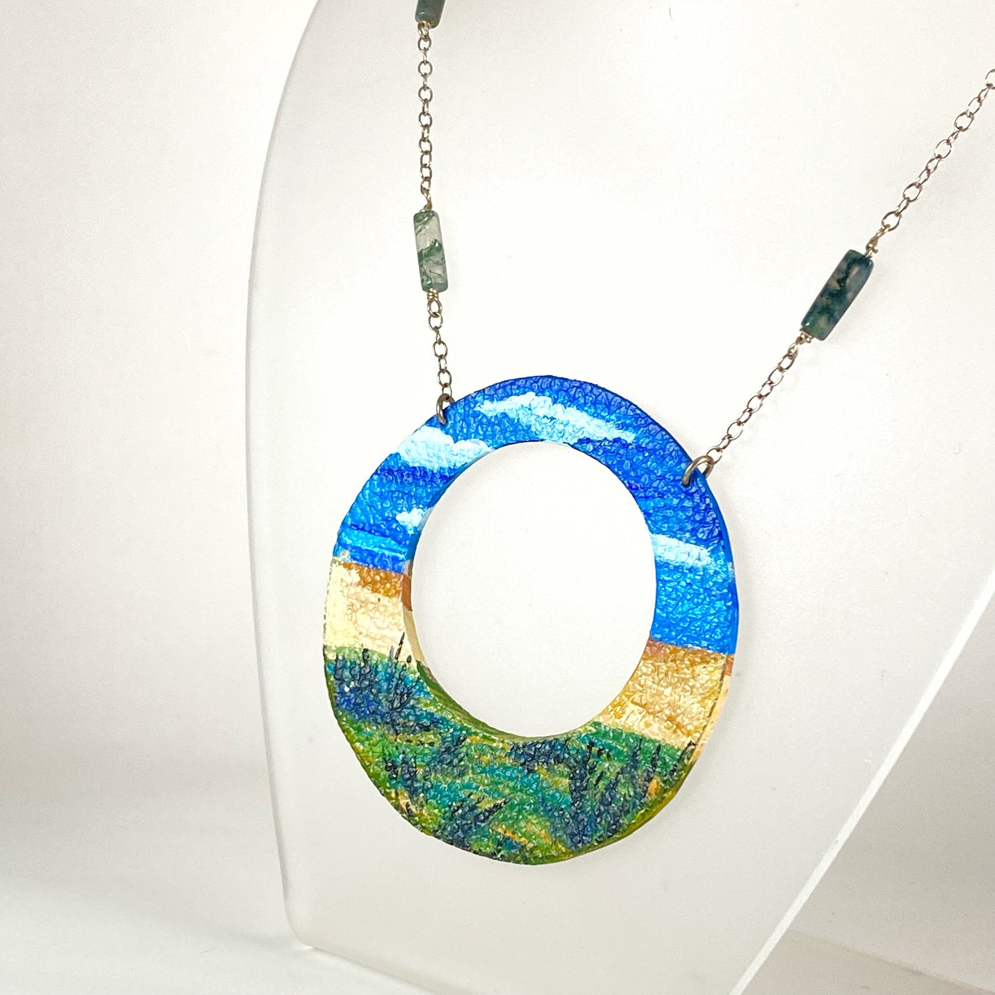 Desert Sands Circle Necklace