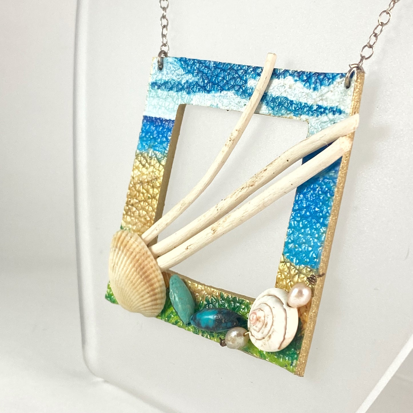 Beach Combing Square Necklace