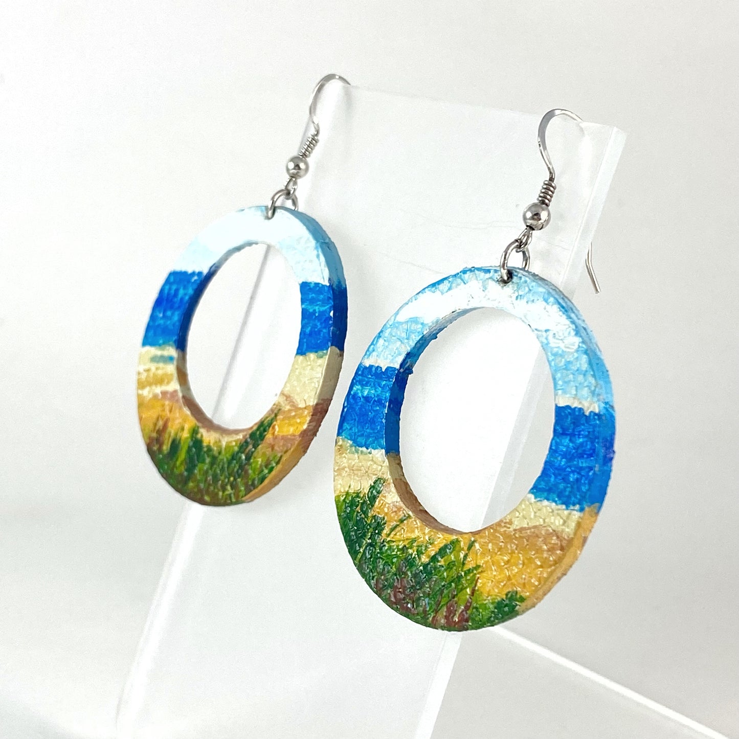 Big Circle Beach Earrings