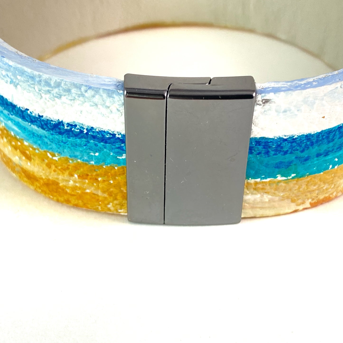 Golden Sands Leather Cuff
