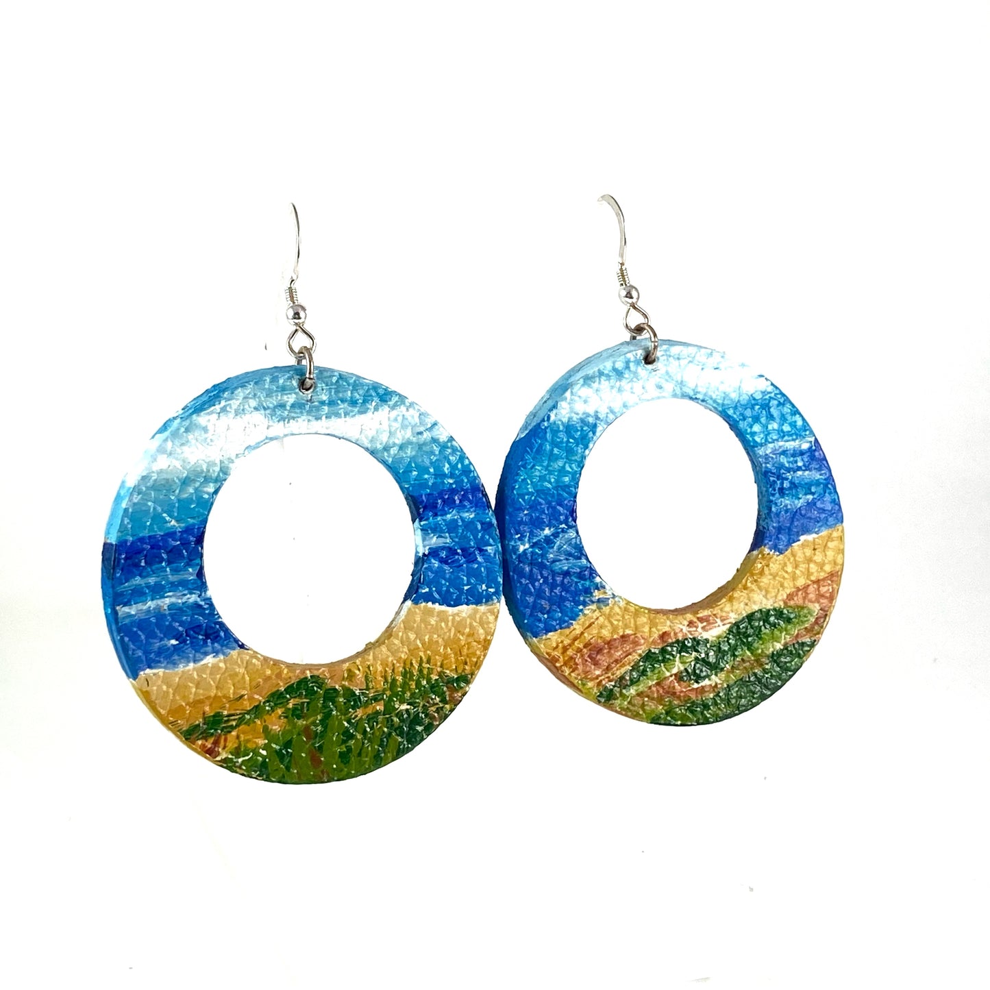 Big Circle Beach Earrings
