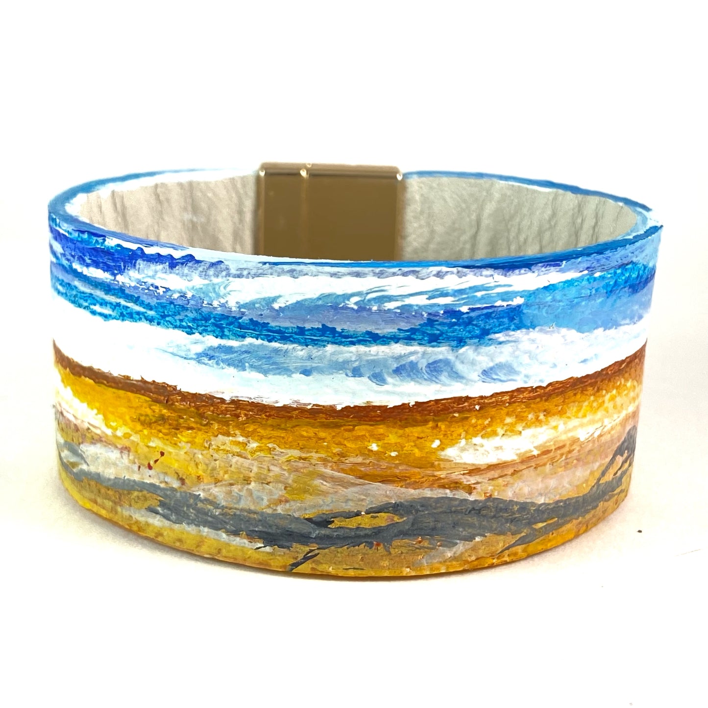 Beach Hills Leather Cuff