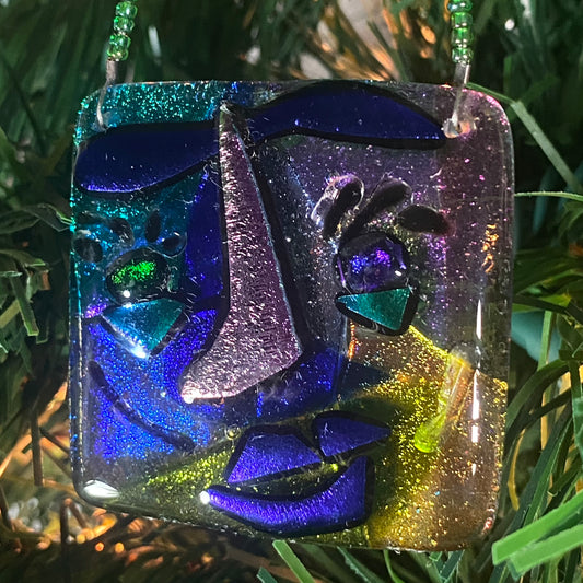 Blue Lips Face Trinket