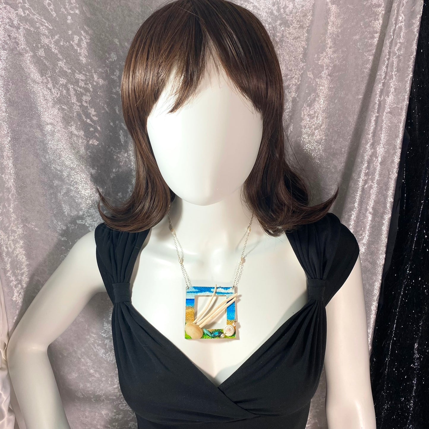 Beach Combing Square Necklace