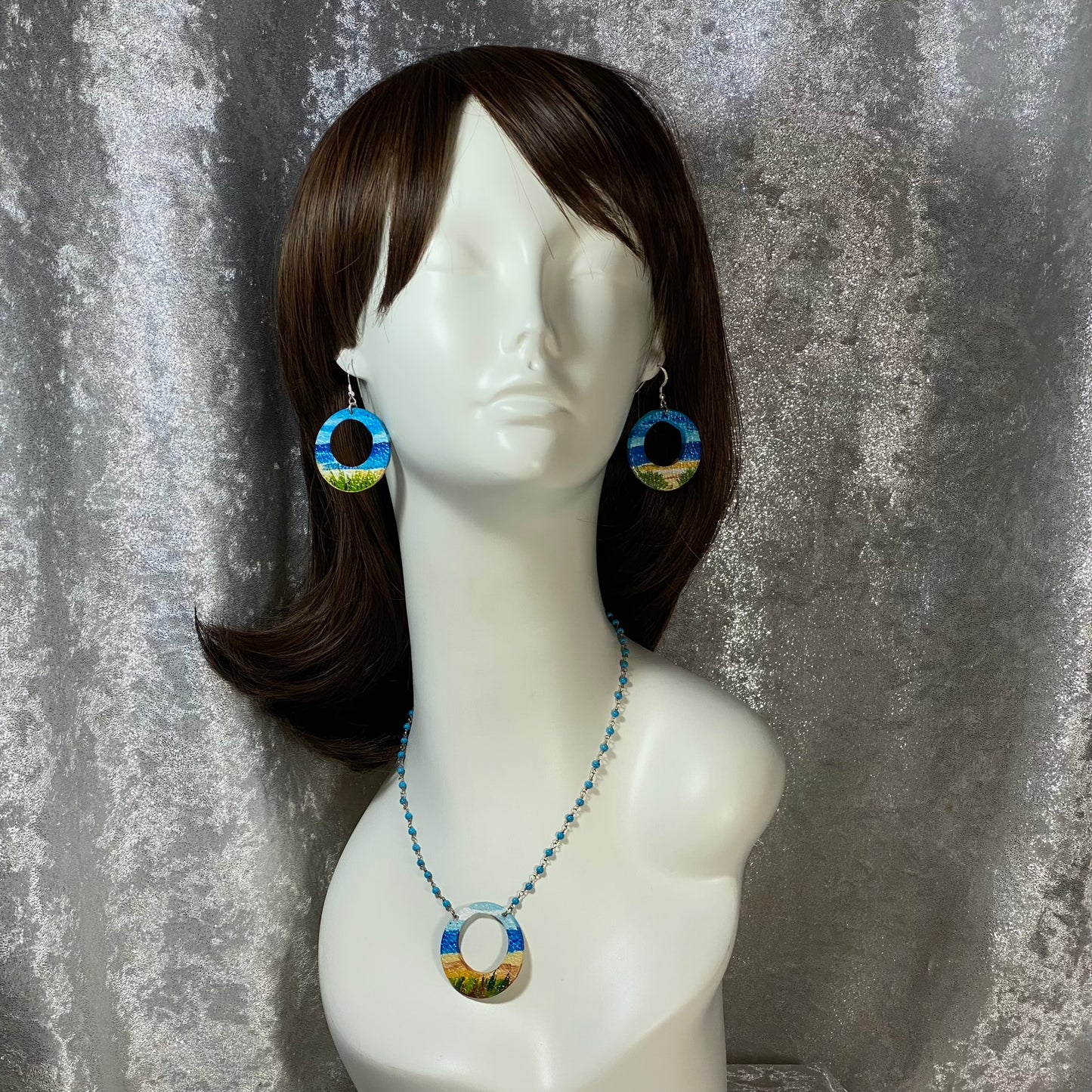 Oceanside Circle Earrings