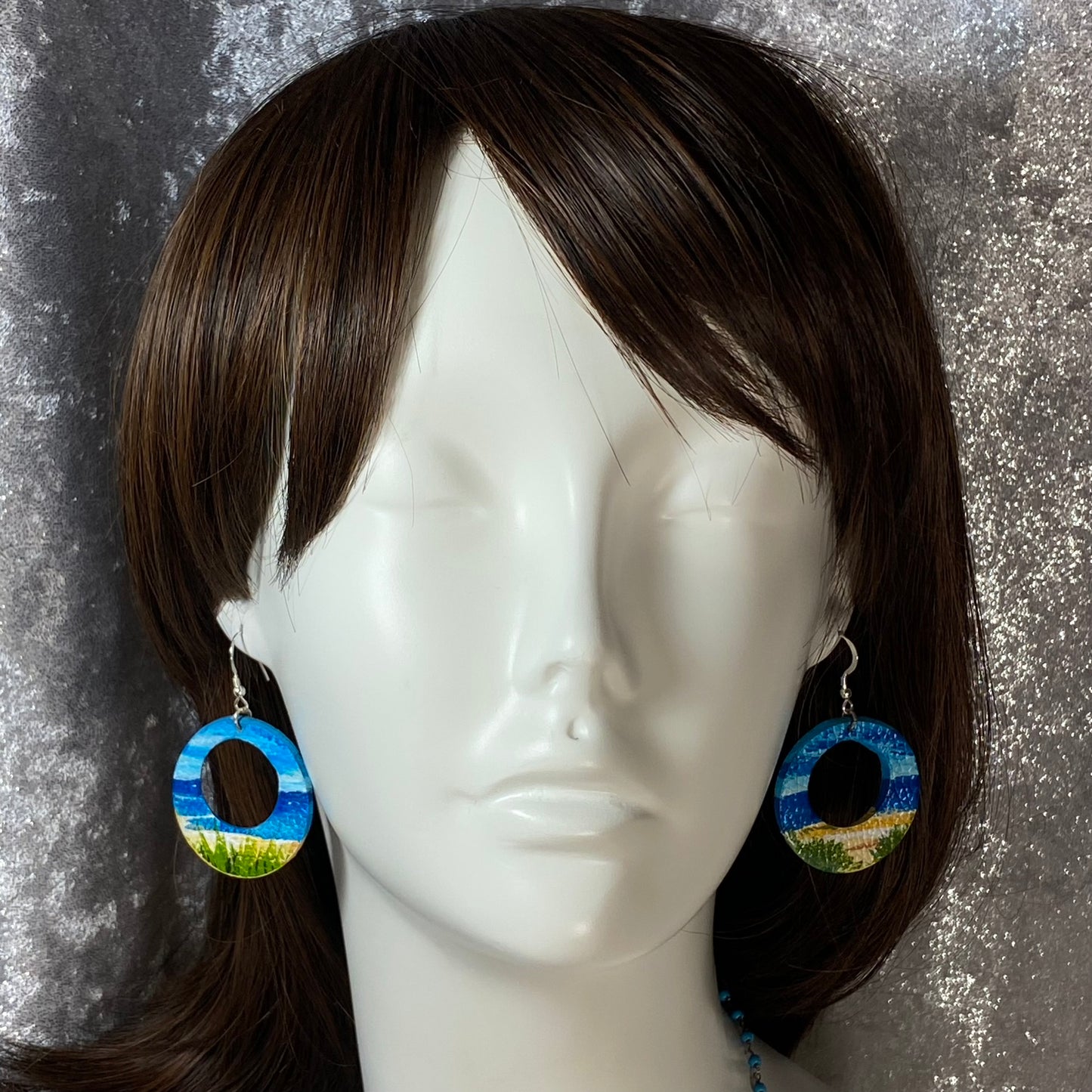 Oceanside Circle Earrings