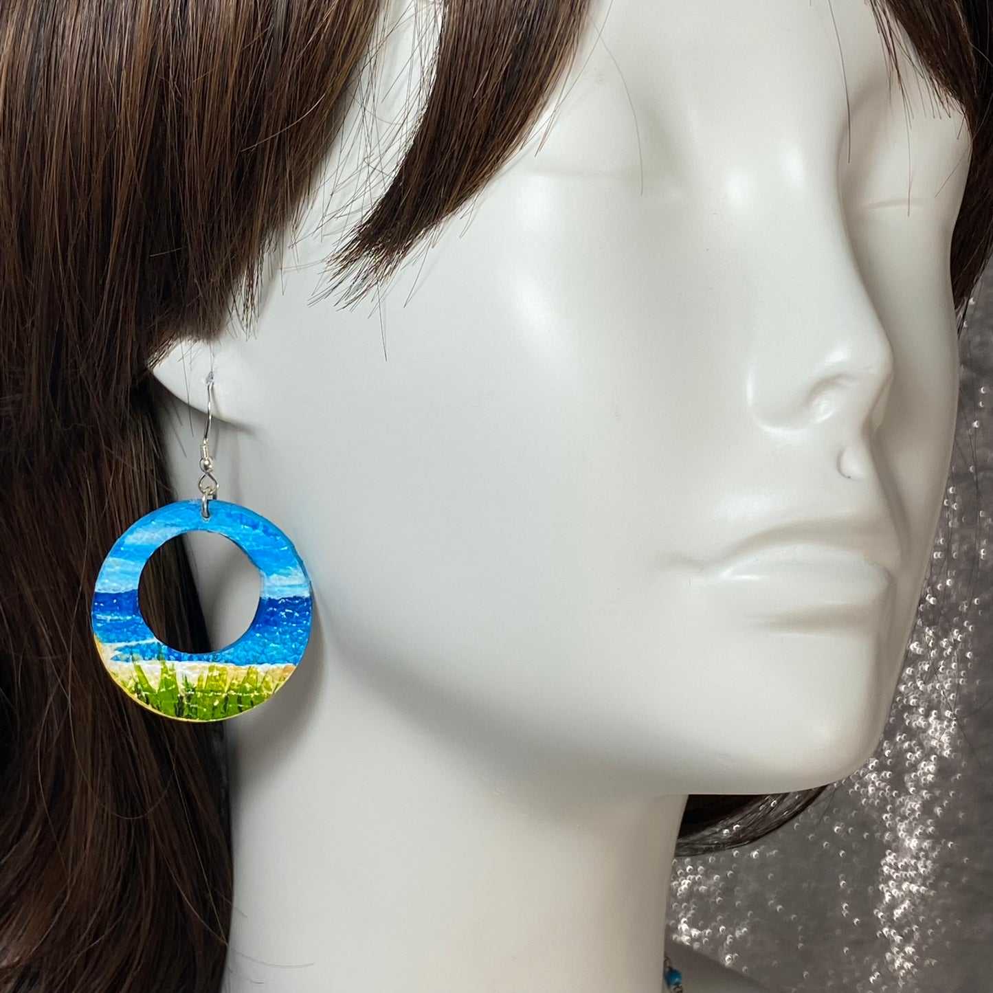 Oceanside Circle Earrings