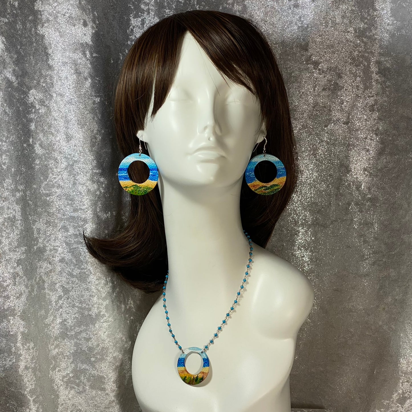 Big Circle Beach Earrings