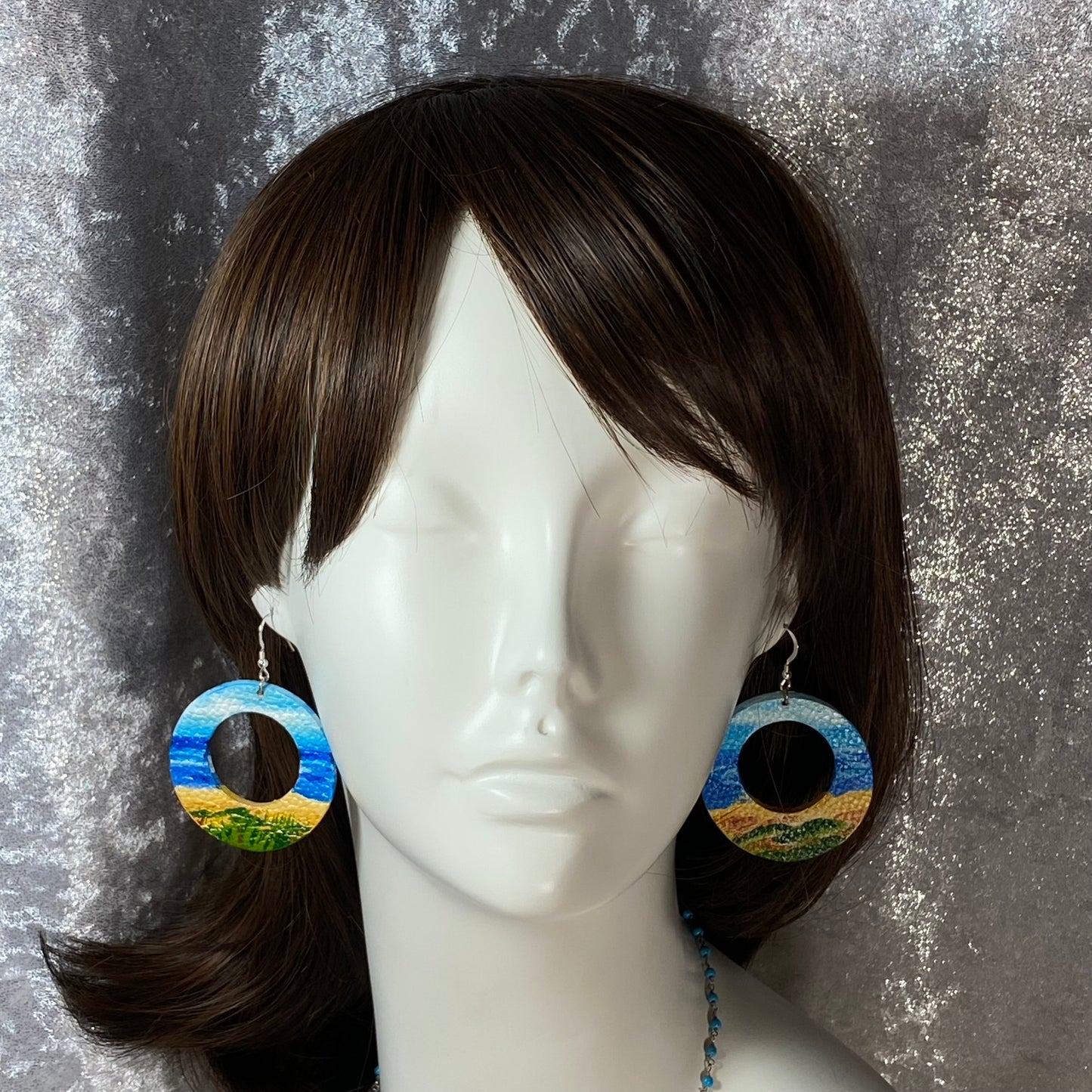 Big Circle Beach Earrings