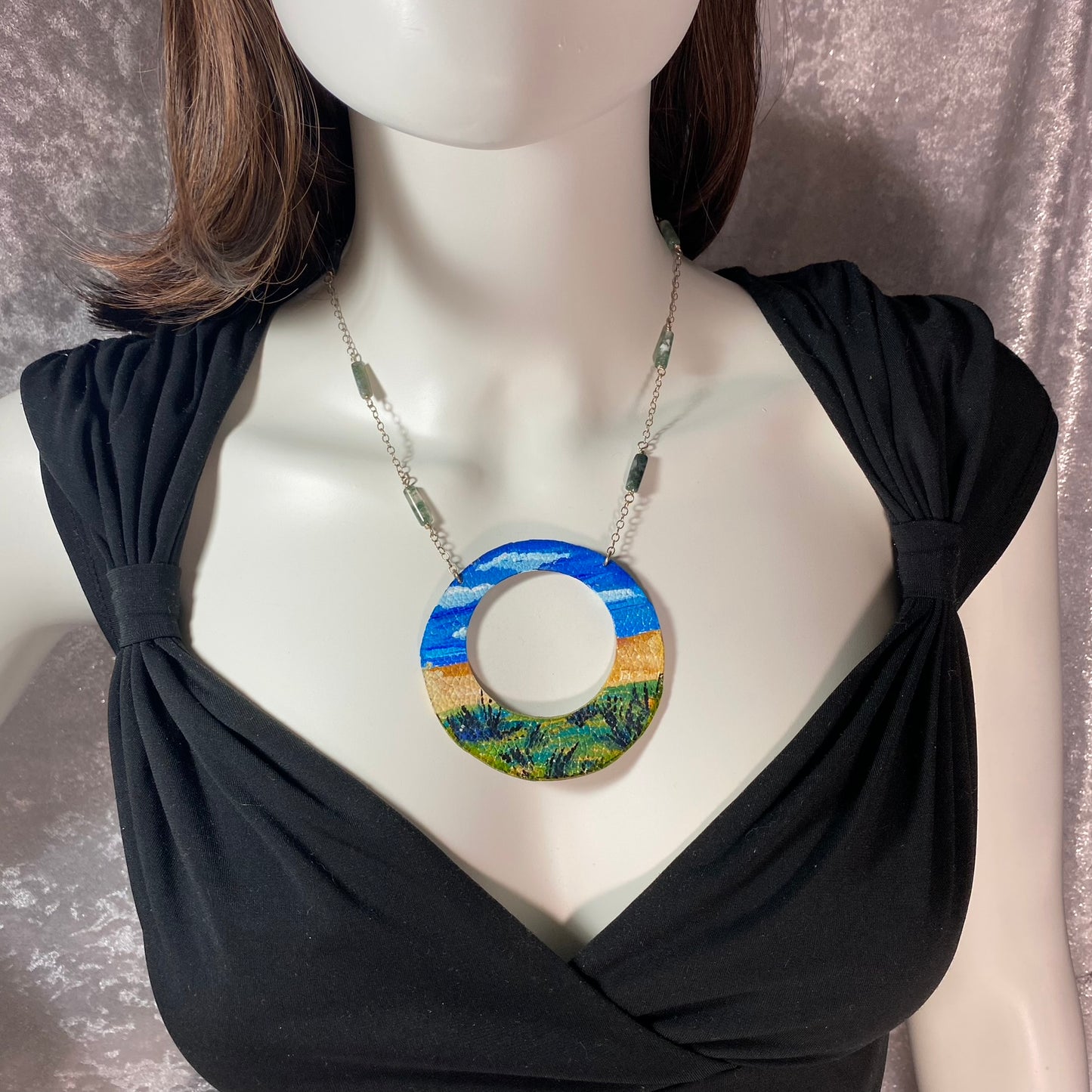 Desert Sands Circle Necklace