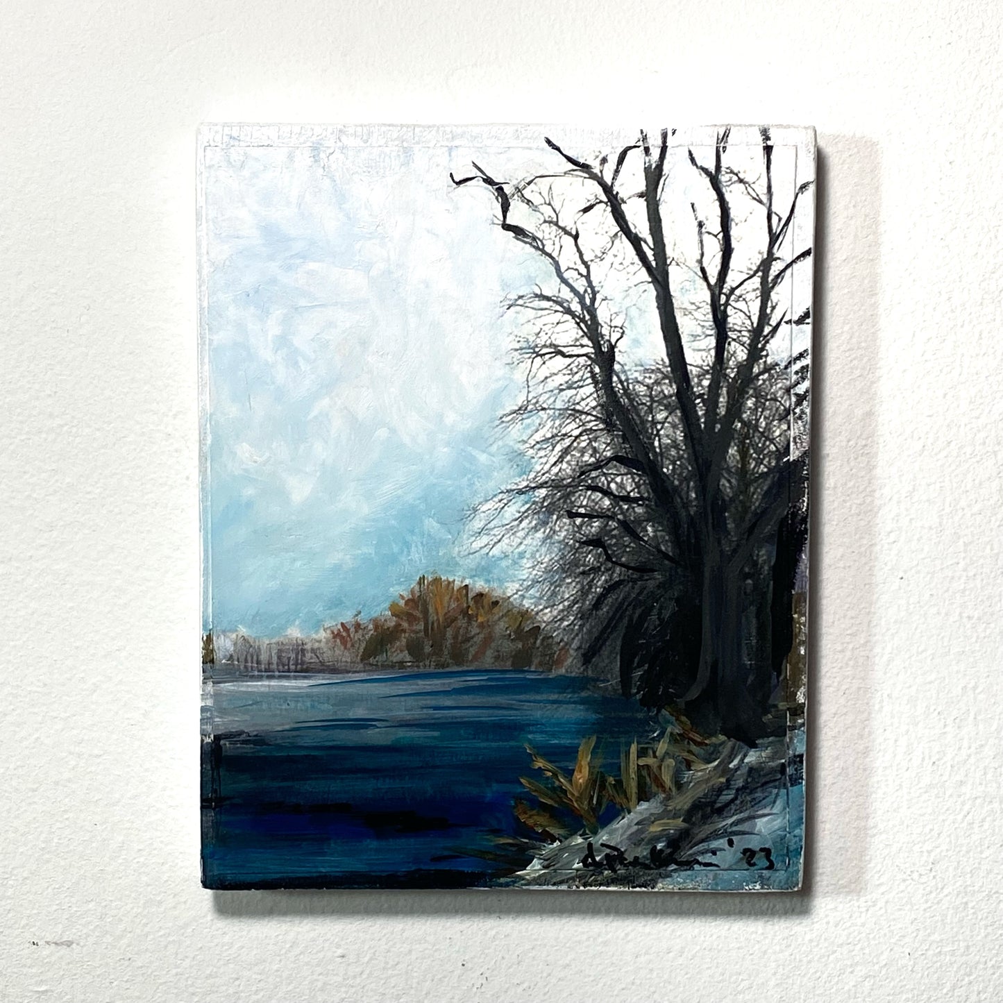Misty River View