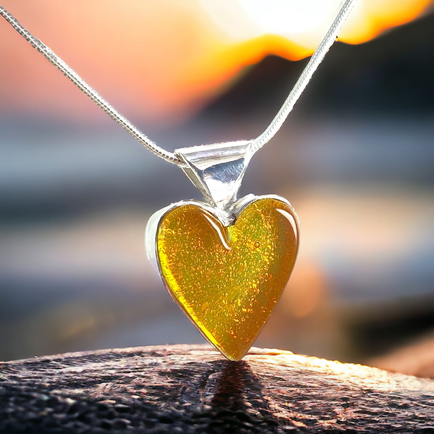 Heart Necklace in Gold