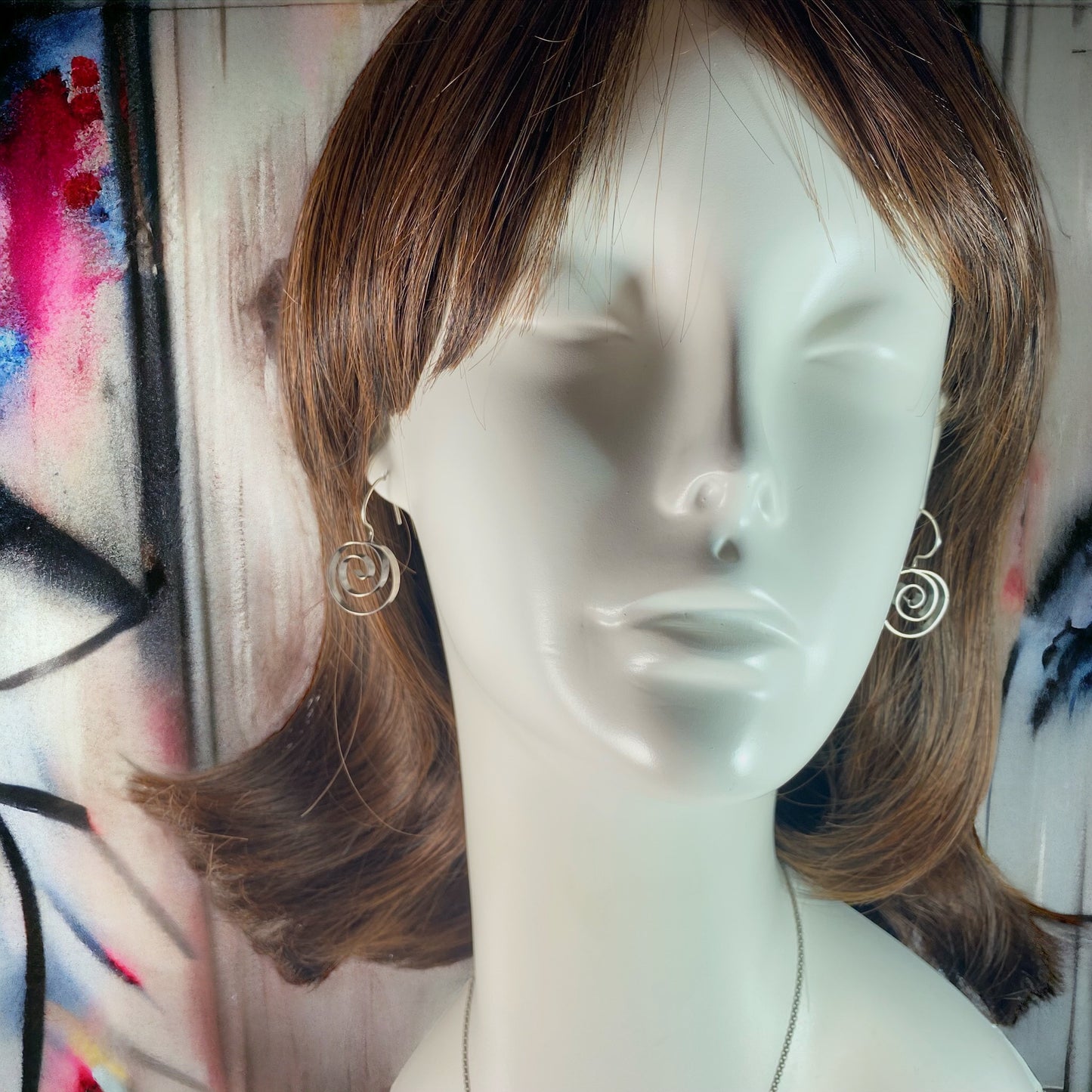 Spiral Metal Earrings