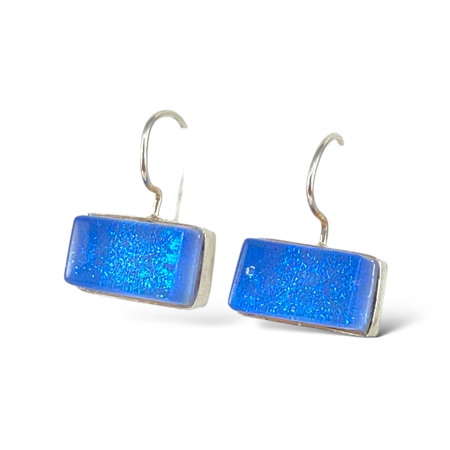 Rectangle Earrings in Sky