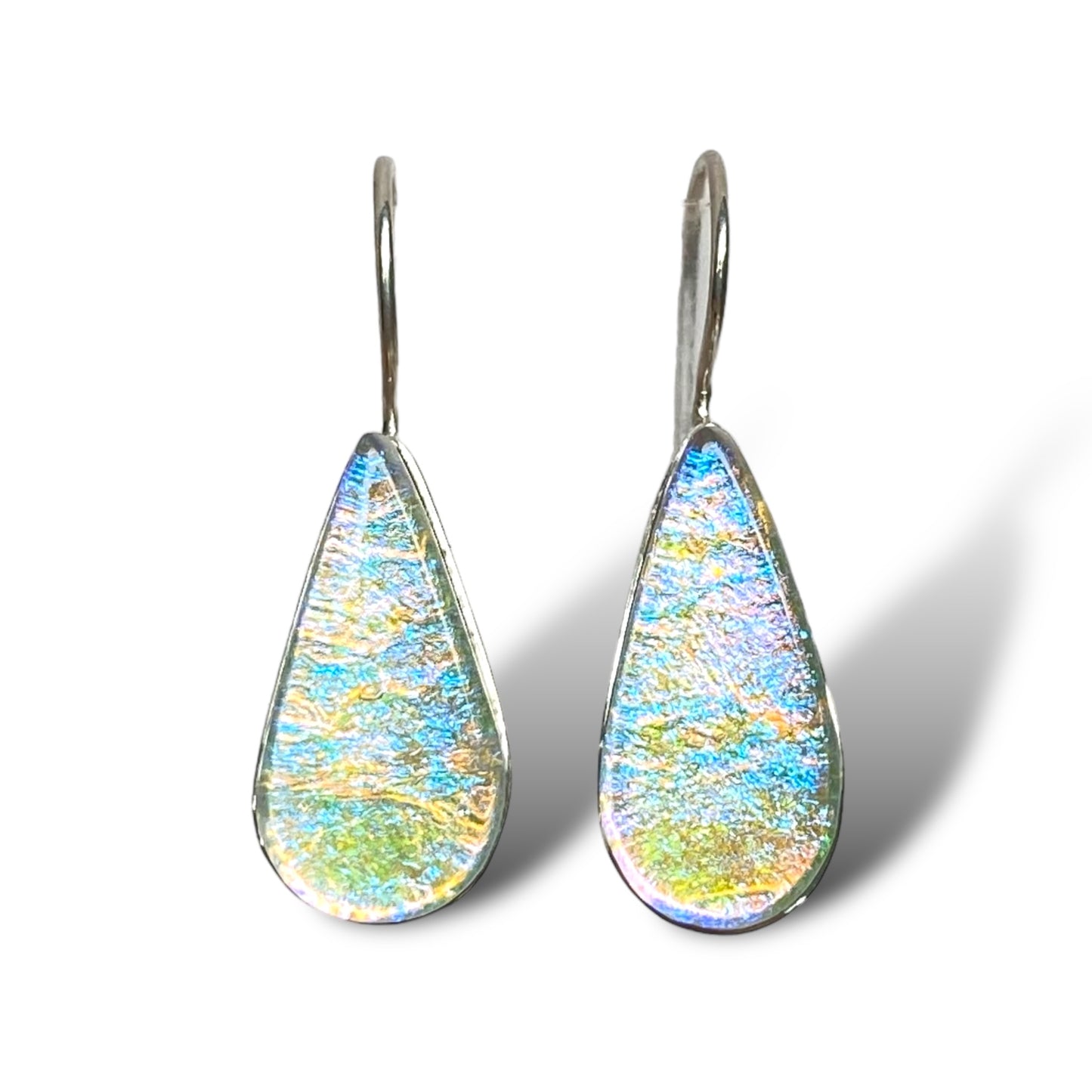 Teardrop Earrings in Double Dichro