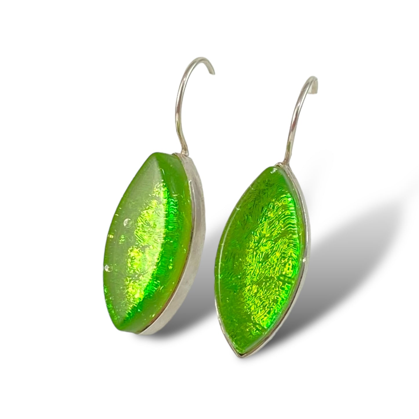 Marquise Earrings in Grass