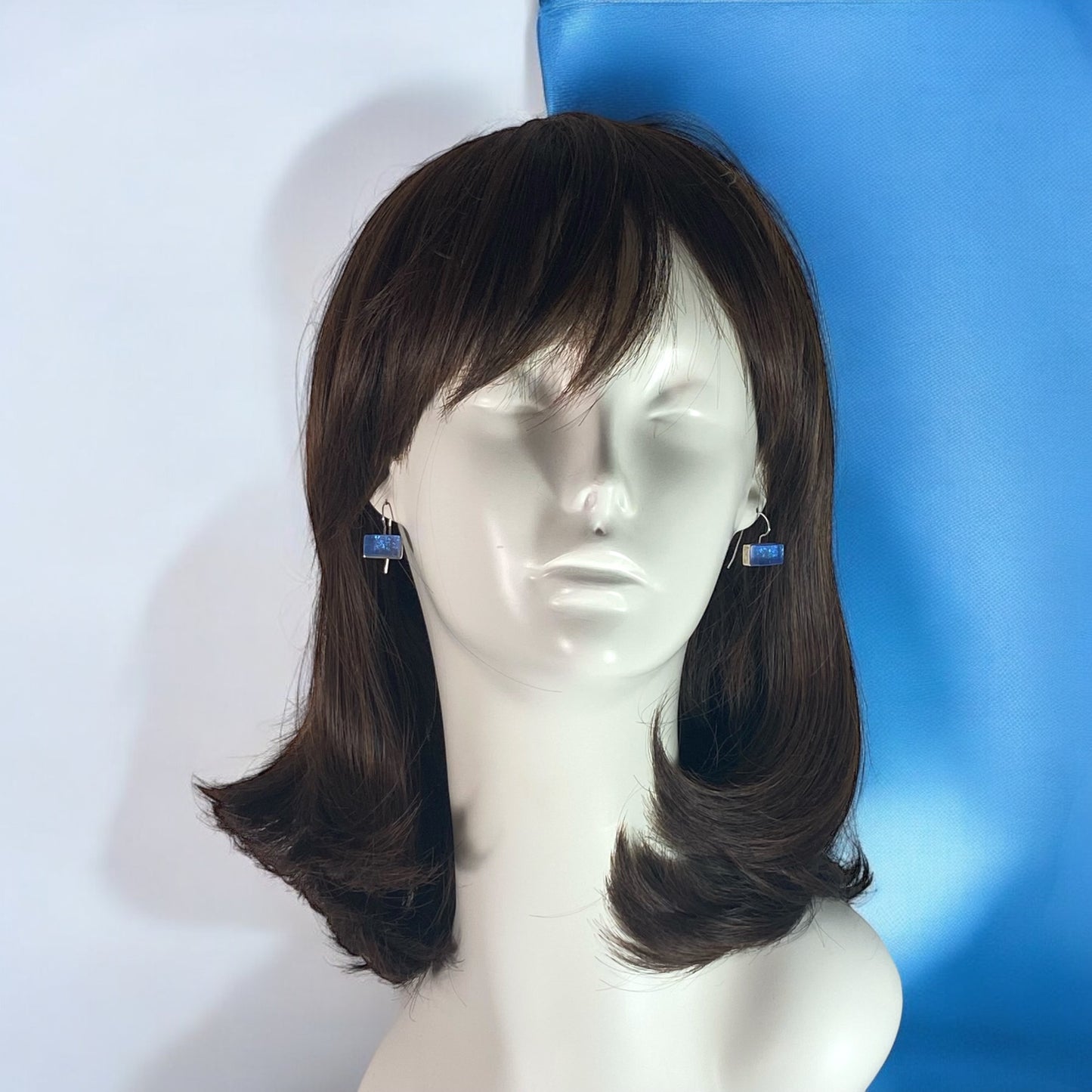 Rectangle Earrings in Sky