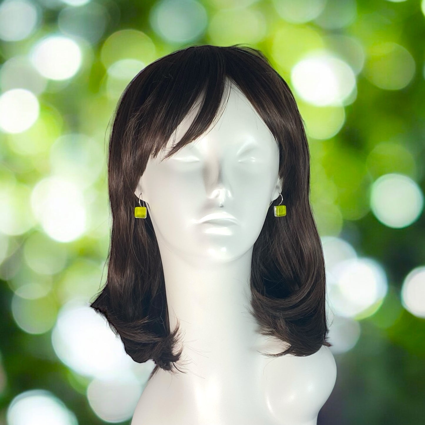 Square Earrings in Midori