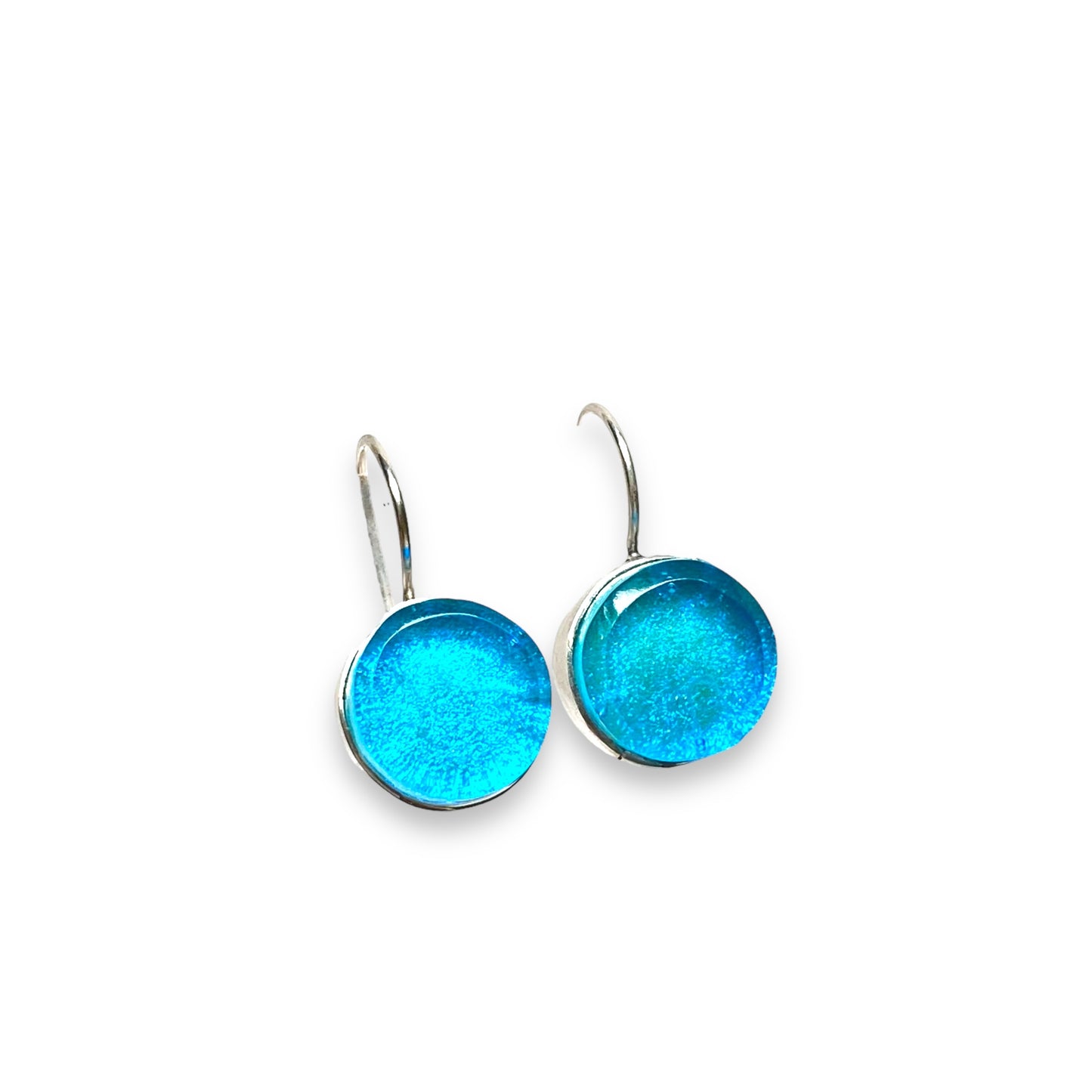 Circle Earrings in Caribbean