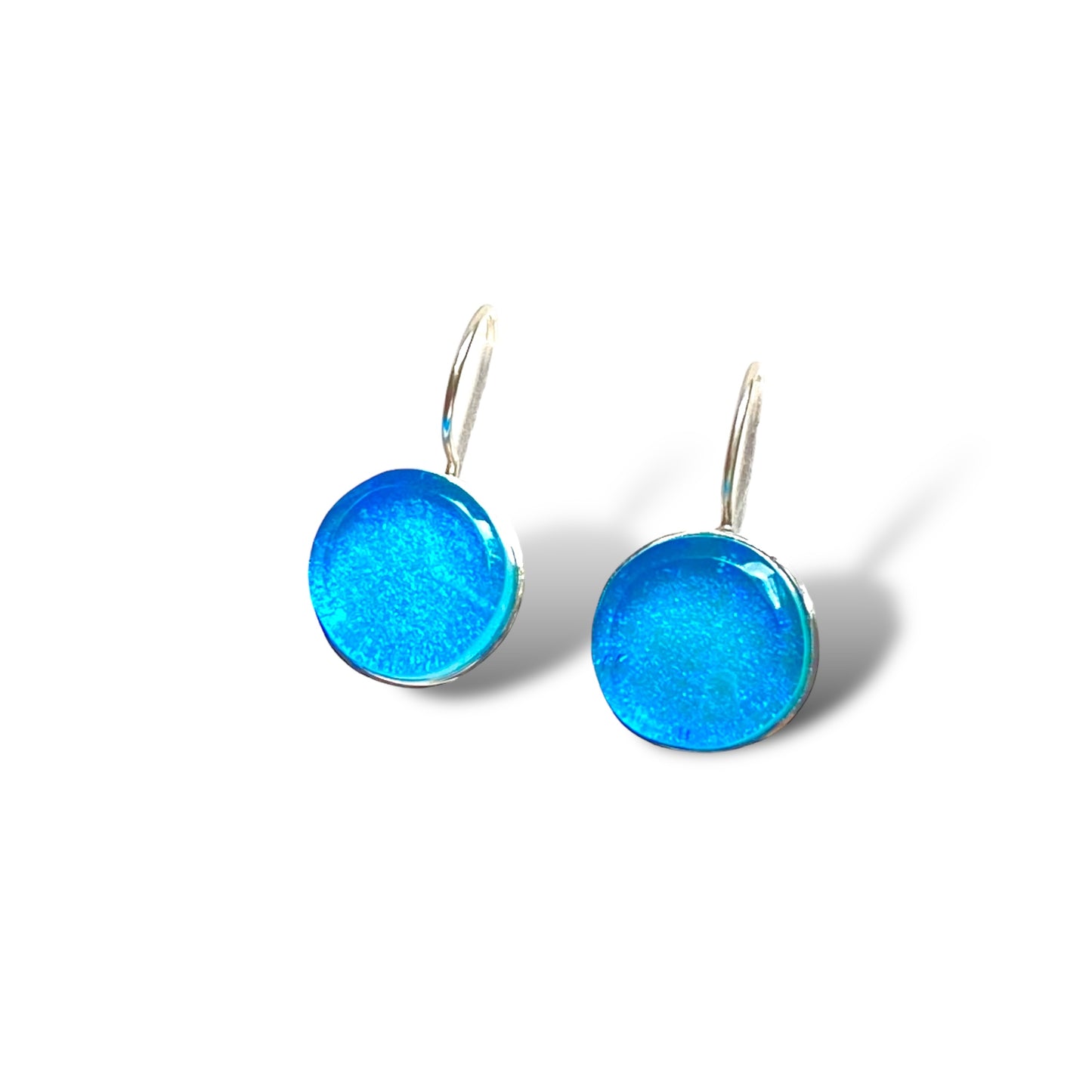 Circle Earrings in Caribbean