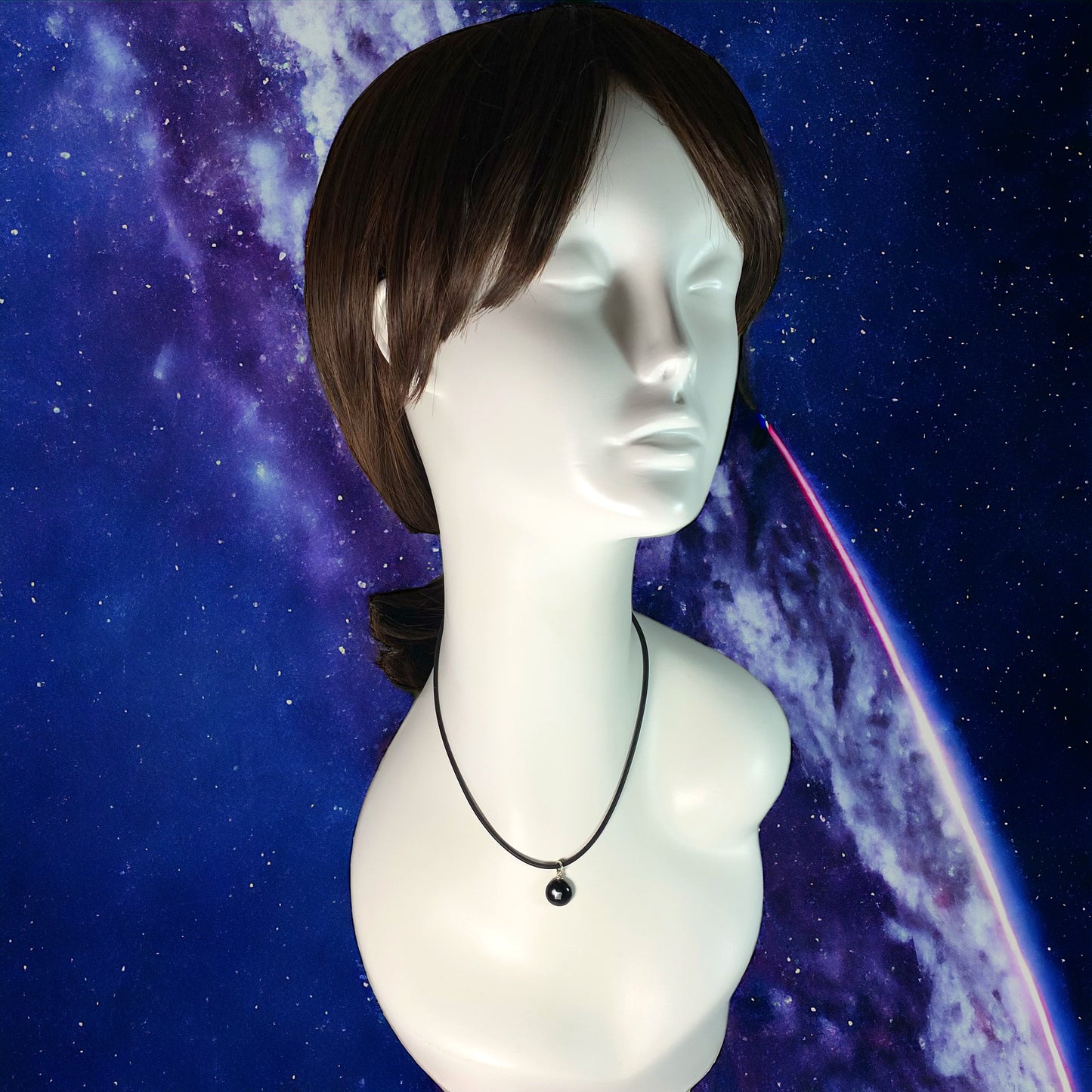 Space Ball Necklace in Black