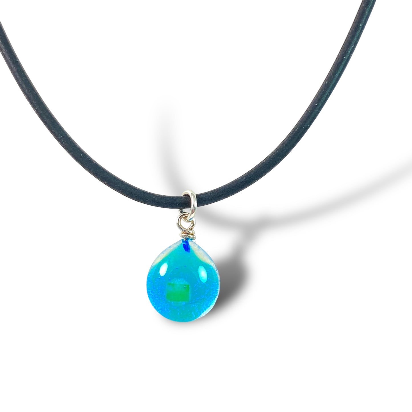 Space Ball Necklace in Turquoise
