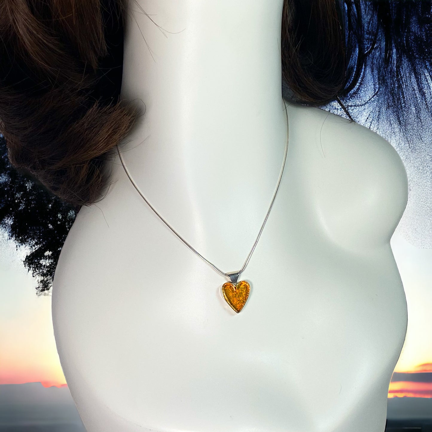 Heart Necklace in Gold