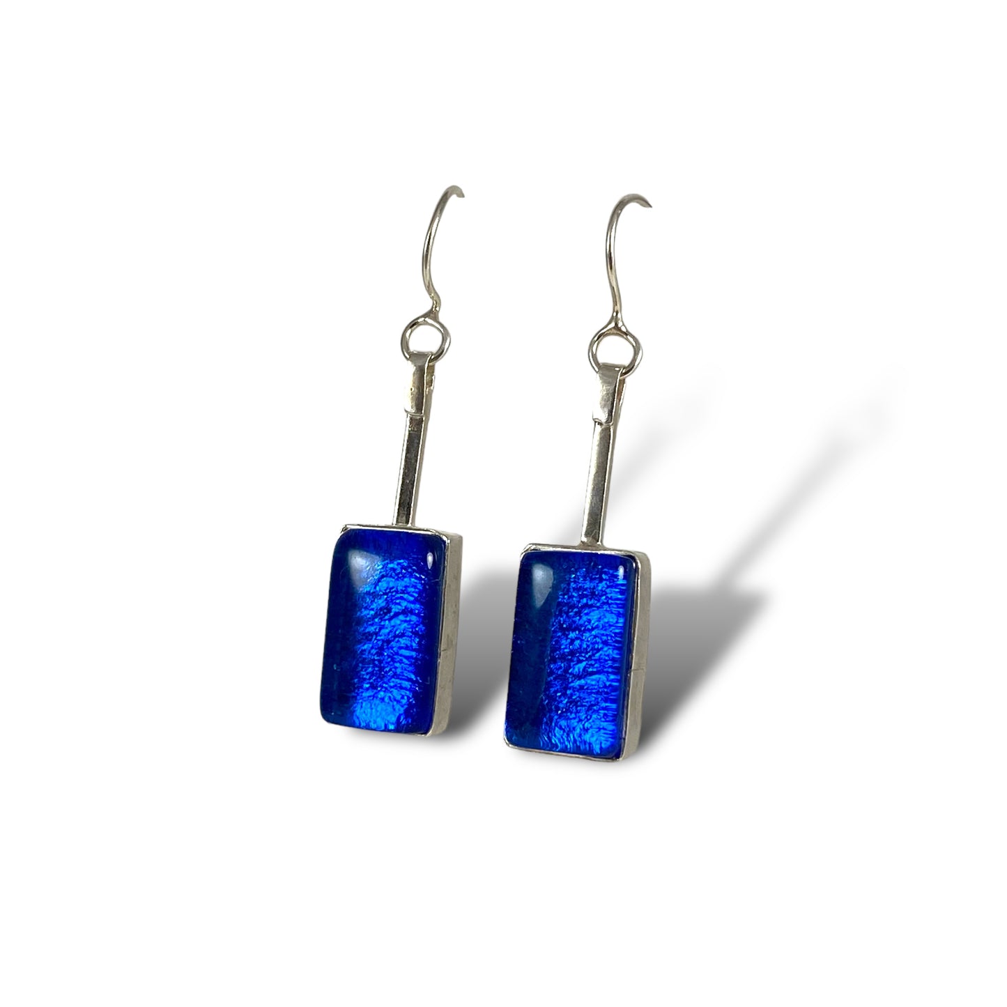 Swing Drop Earrings in Indigo