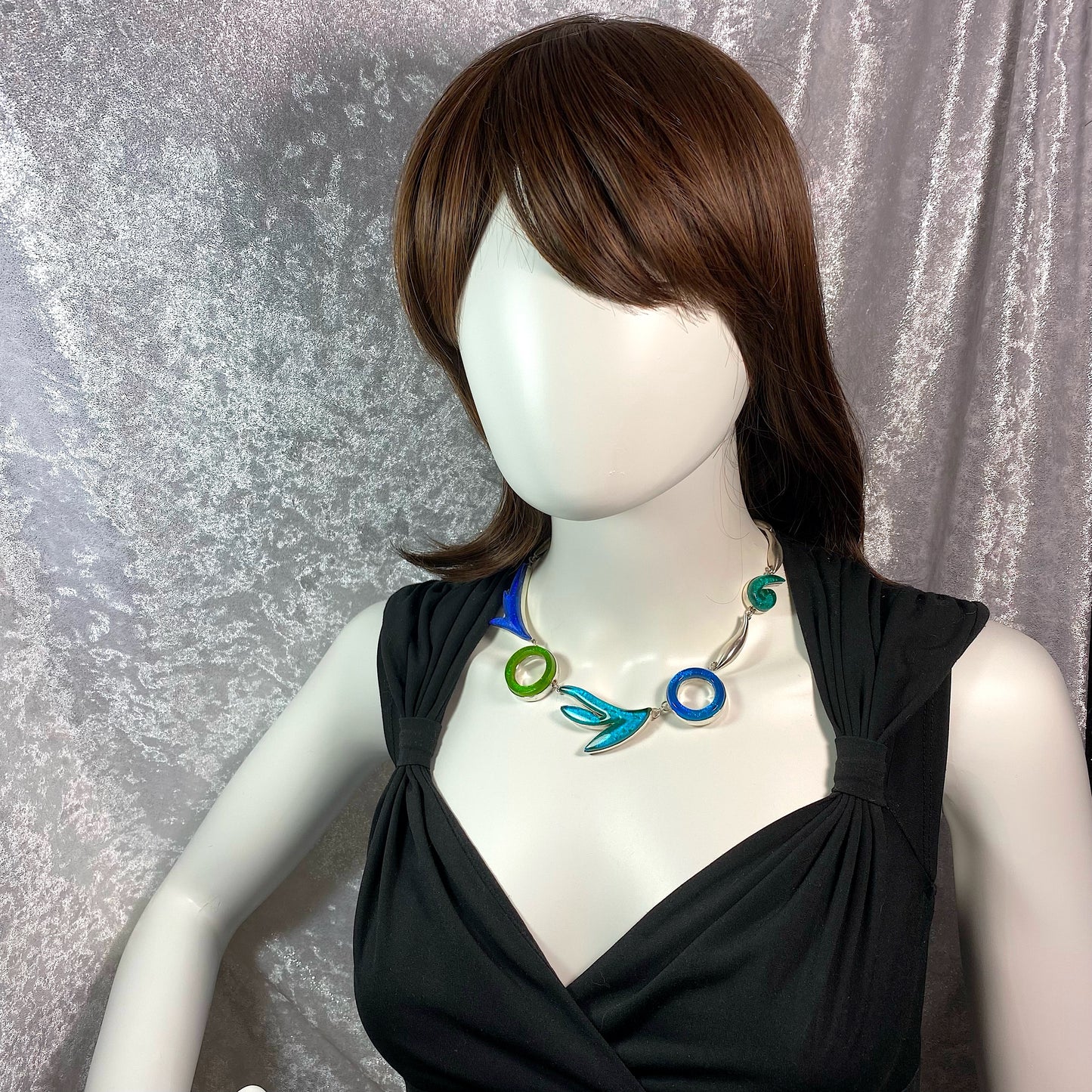 Water Colors Statement Necklace