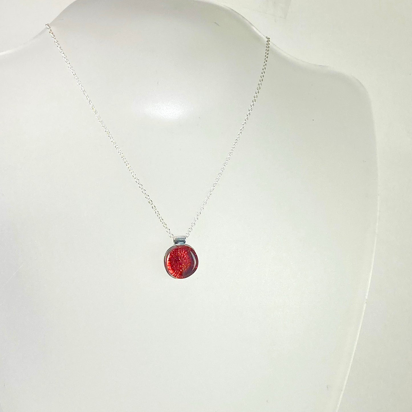 Circle Necklace in Rust