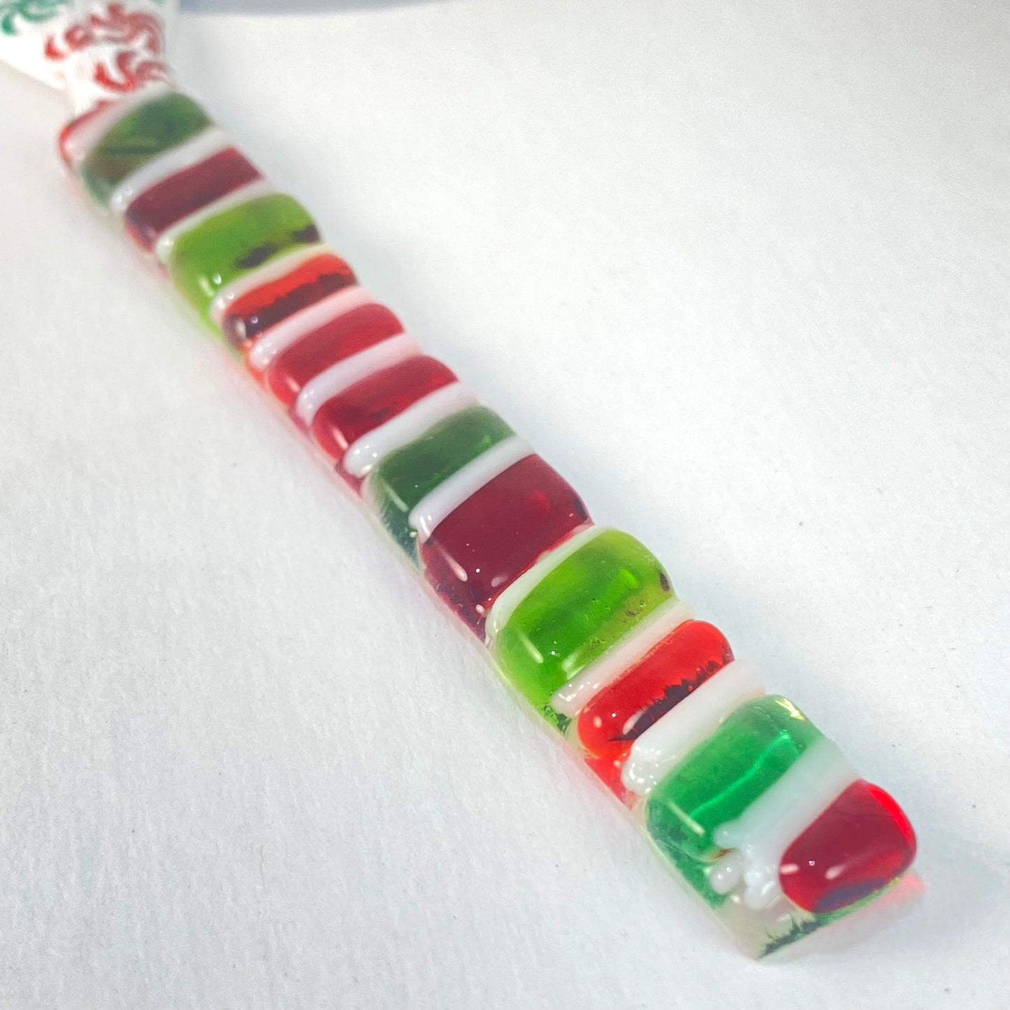 Striped Rectangle Ornament