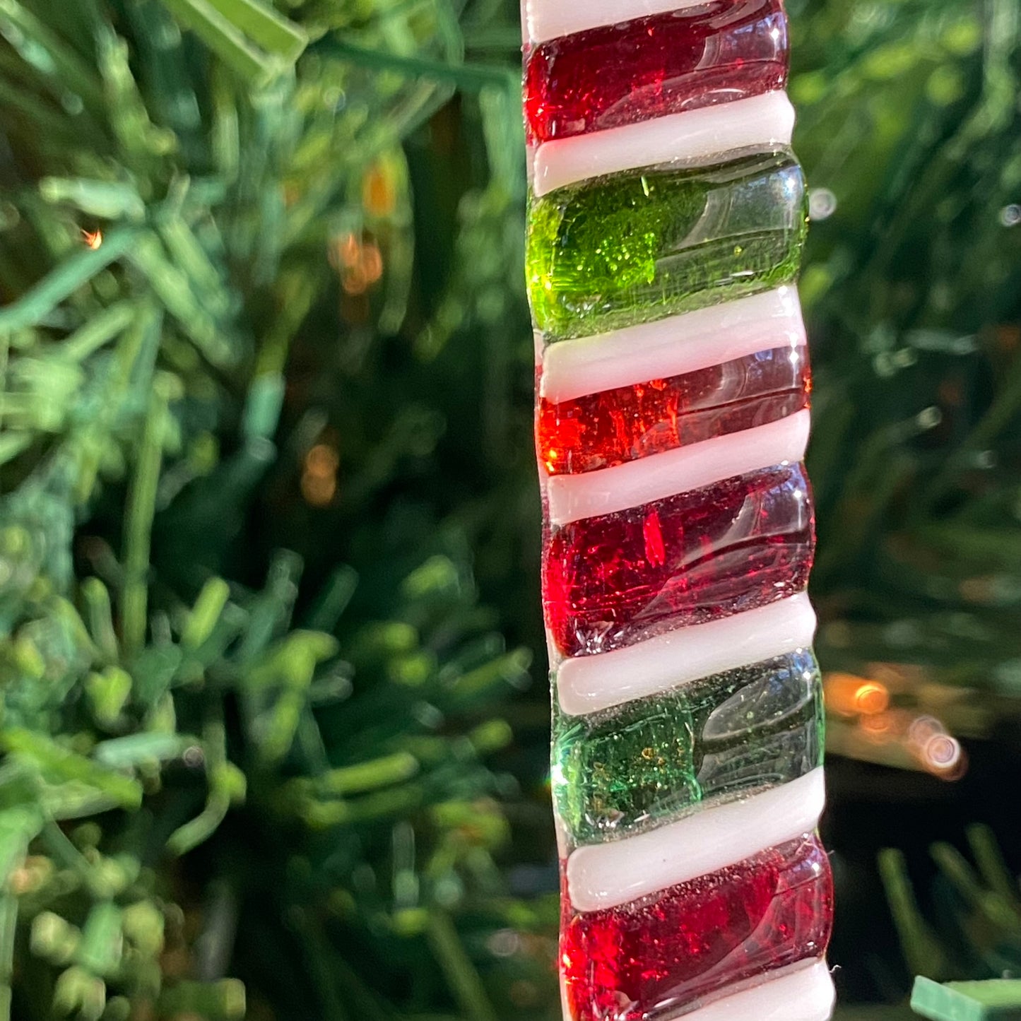 Striped Rectangle Ornament