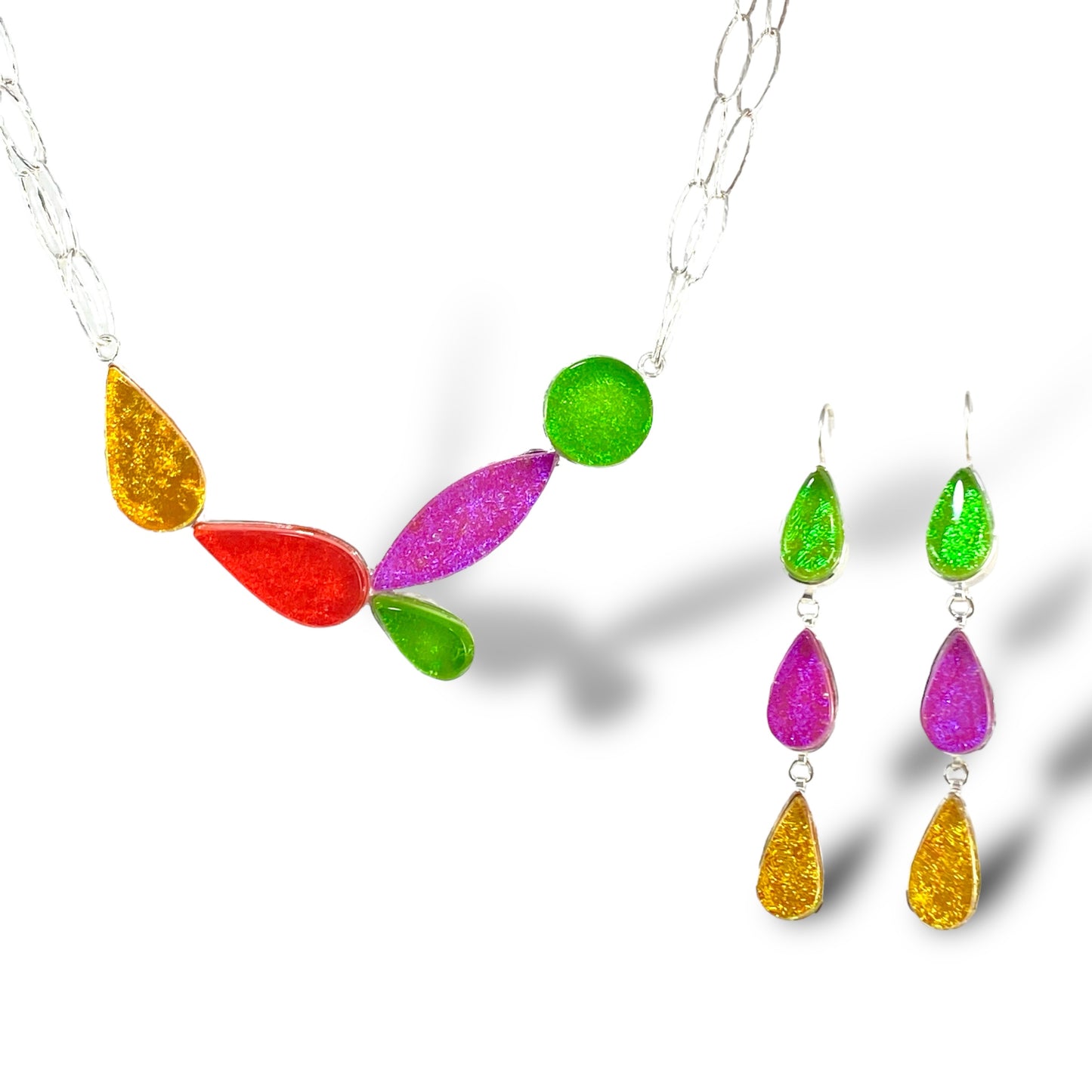 Five Element MCM Necklace in Sunflower, Sangria, Candy & Citron