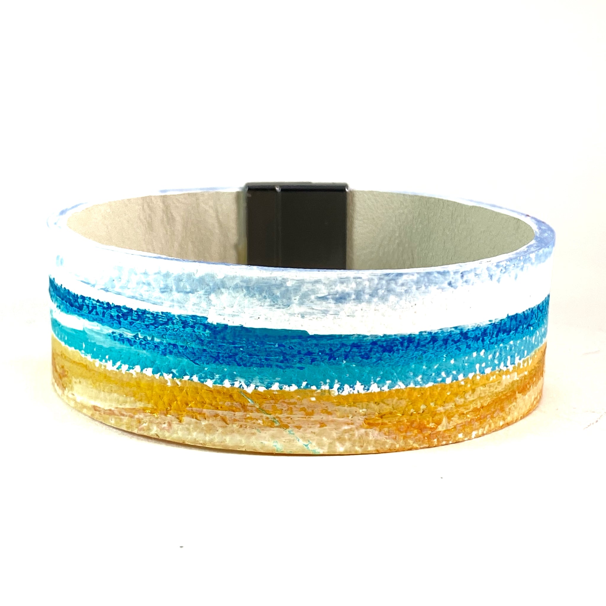 Golden Sands Leather Cuff