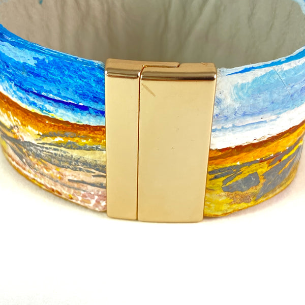 Beach Hills Leather Cuff