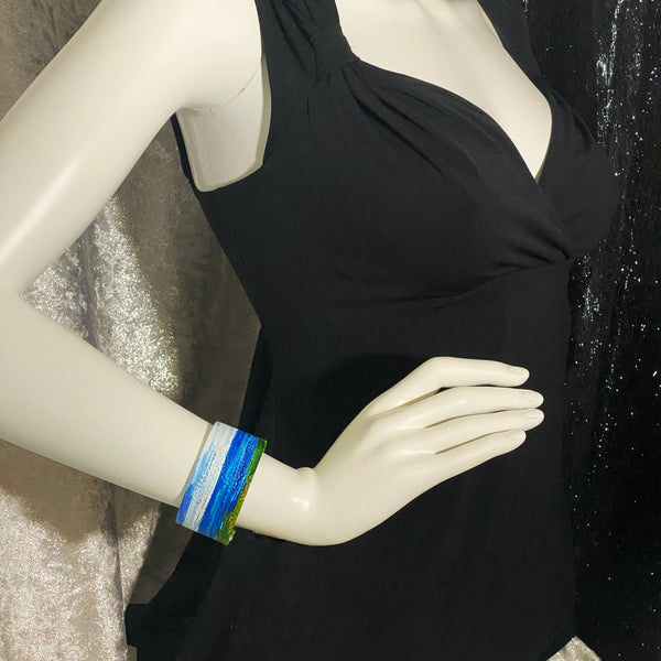 Lakeside View Leather Cuff