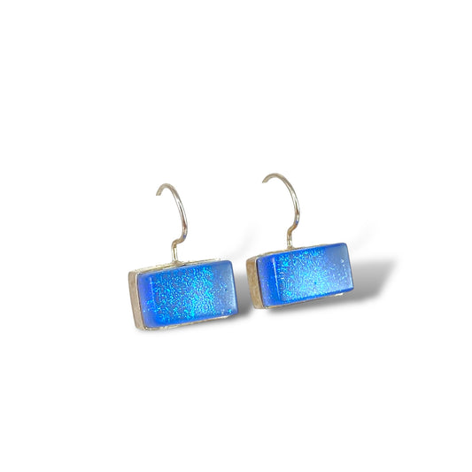 Rectangle Earrings in Sky