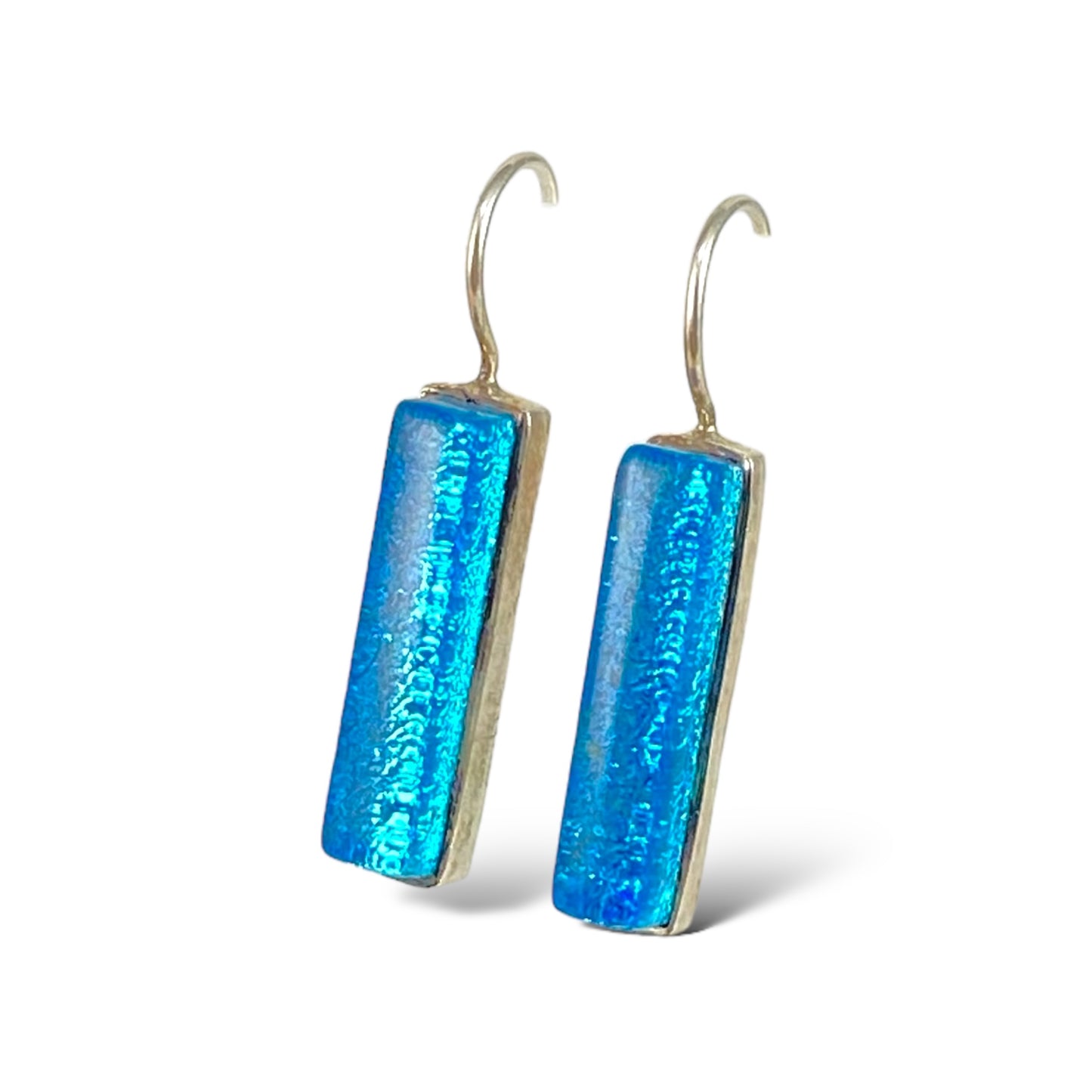 Rectangle Earrings in Ultramarine