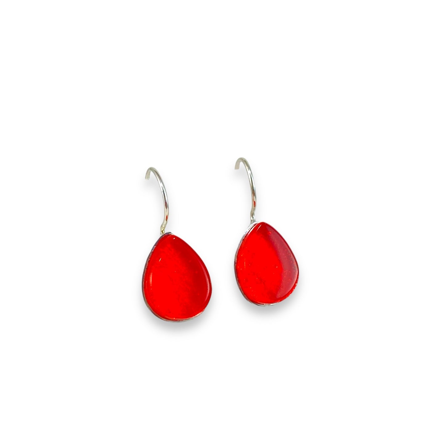 Teardrop Earrings in Sangria