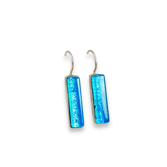 Rectangle Earrings in Ultramarine