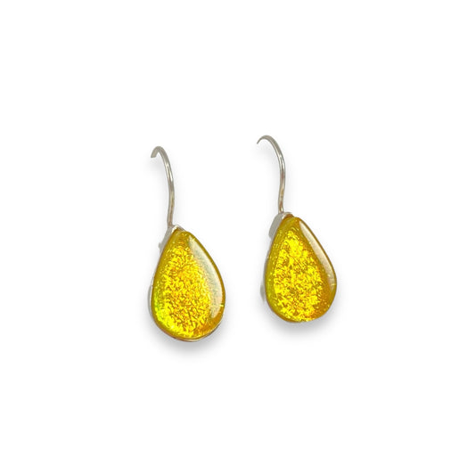 Teardrop Earrings in Lemon