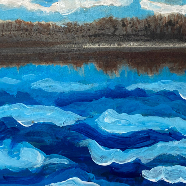 River Cloud Reflections