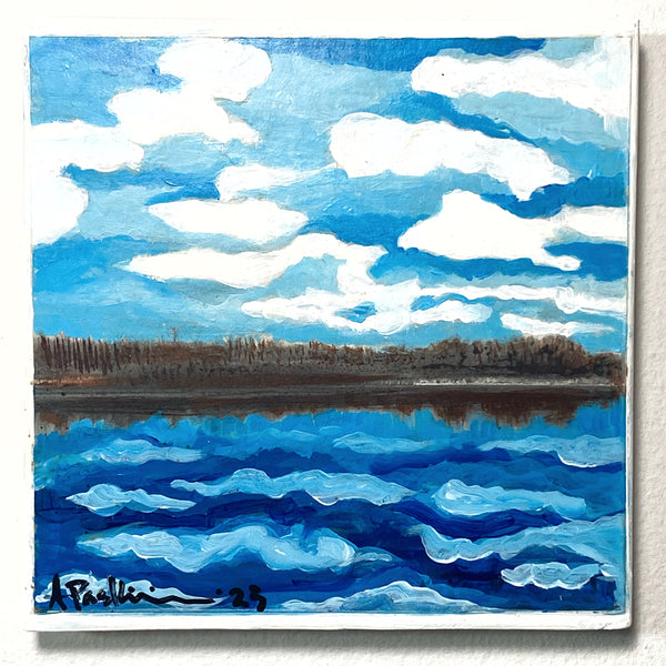 River Cloud Reflections