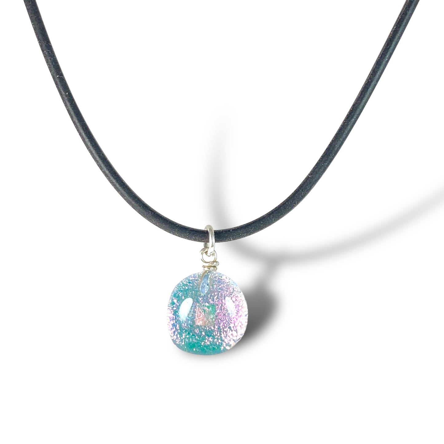 Space Ball Necklace in Pink