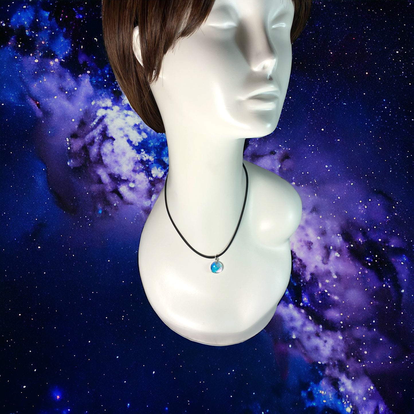 Space Ball Necklace in Pink