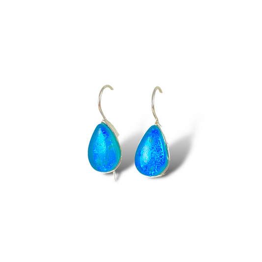 Teardrop Earrings in Caribbean