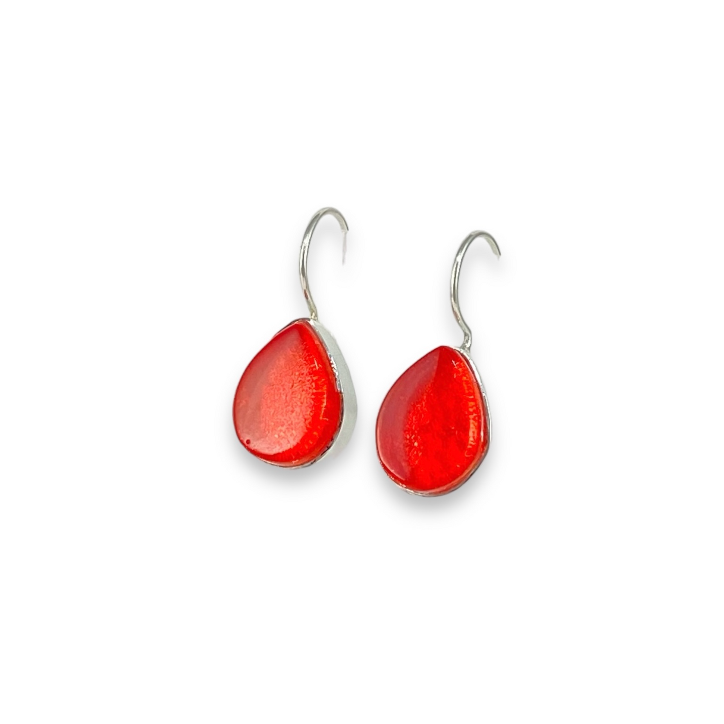 Teardrop Earrings in Sangria