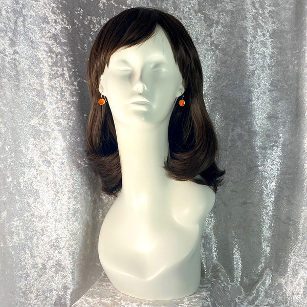 Circle Earrings in Butterscotch
